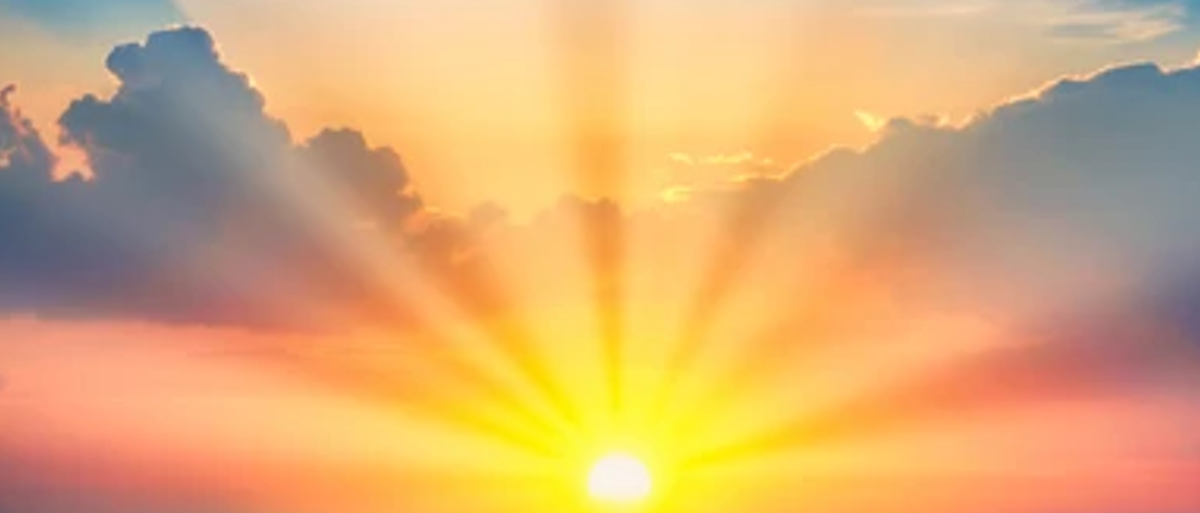 Glimmers of a sunrise